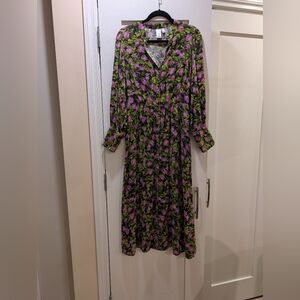 Y.A.S  Long Sleeve Maxi Dress,S